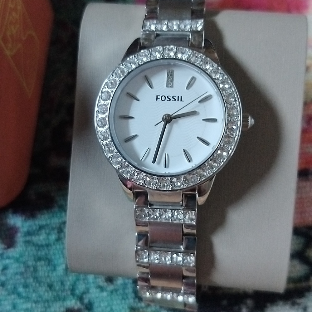 Fossil Jesse Watch With Fossil Metal Tin Box New - image 2